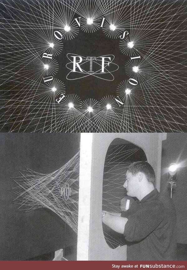 before they could make the TV logos that we see today, this is what we did