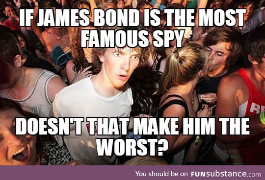 James bond contradiction