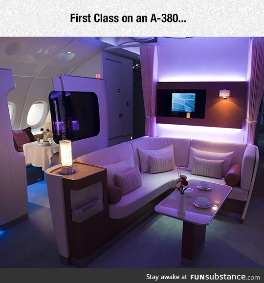 Now that is what I call first class