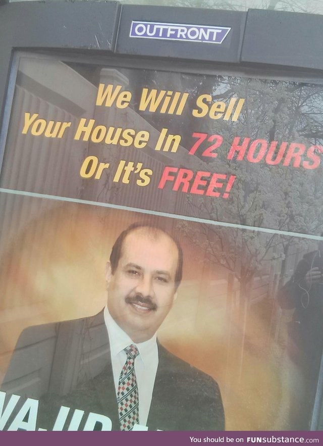 You better not give my house away for free