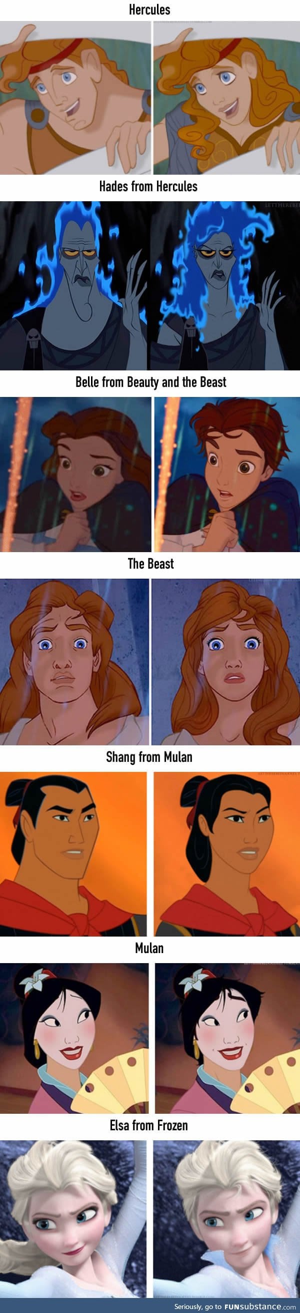 Gender bending with Disney