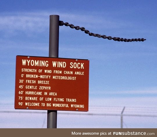 The wyoming wind sock
