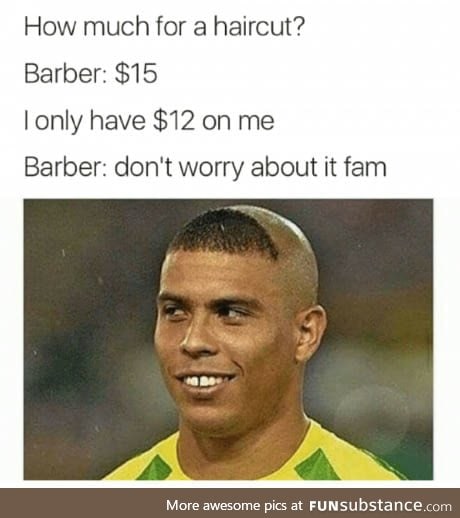 So, are we still in barber thing