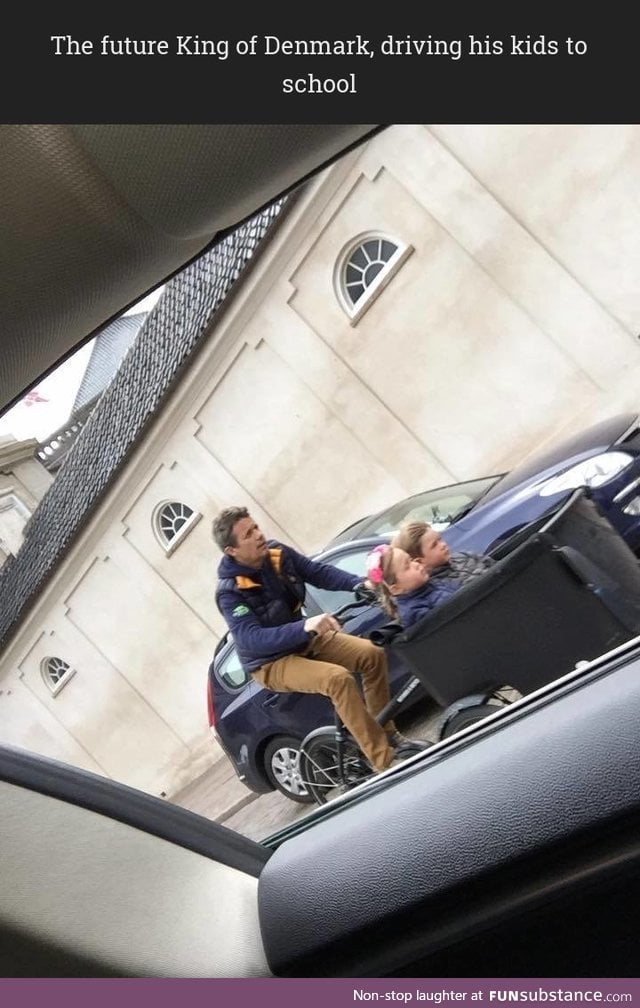 The future King of Denmark is such a great dad