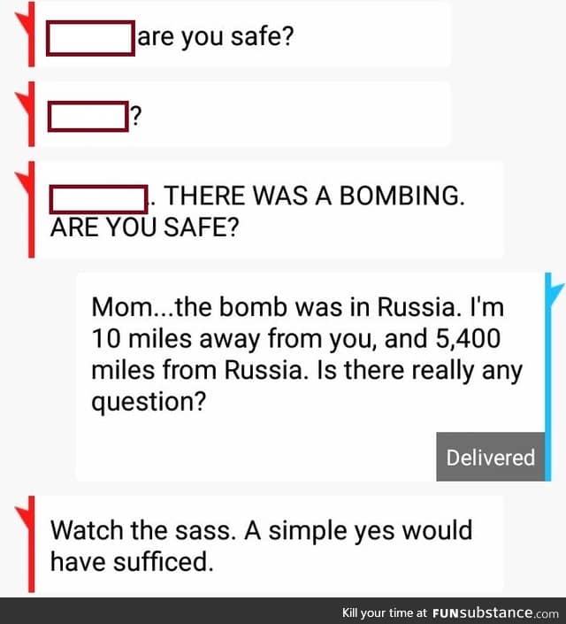 THERE WAS A BOMBING