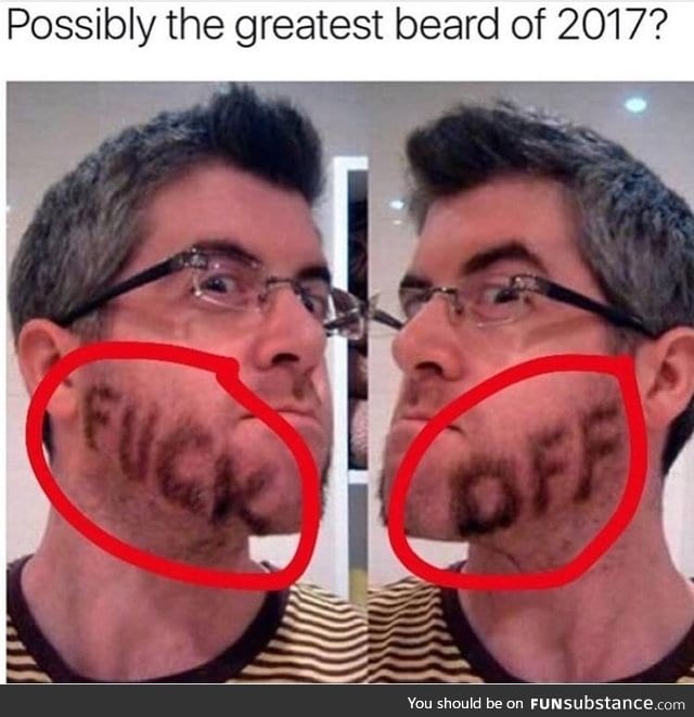 Nasty beard