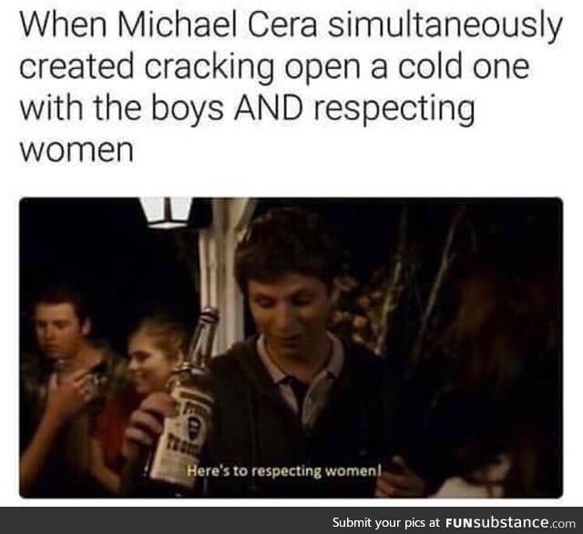Michael cracks open a respect for women