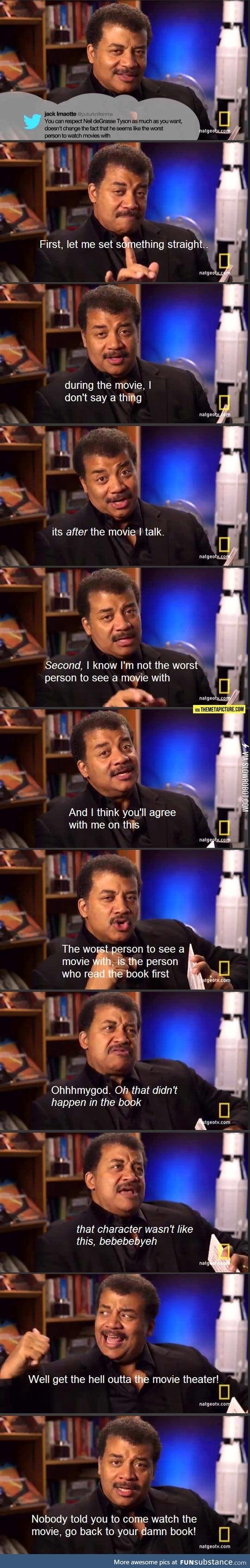 I'd love to see a film with Dr. Tyson