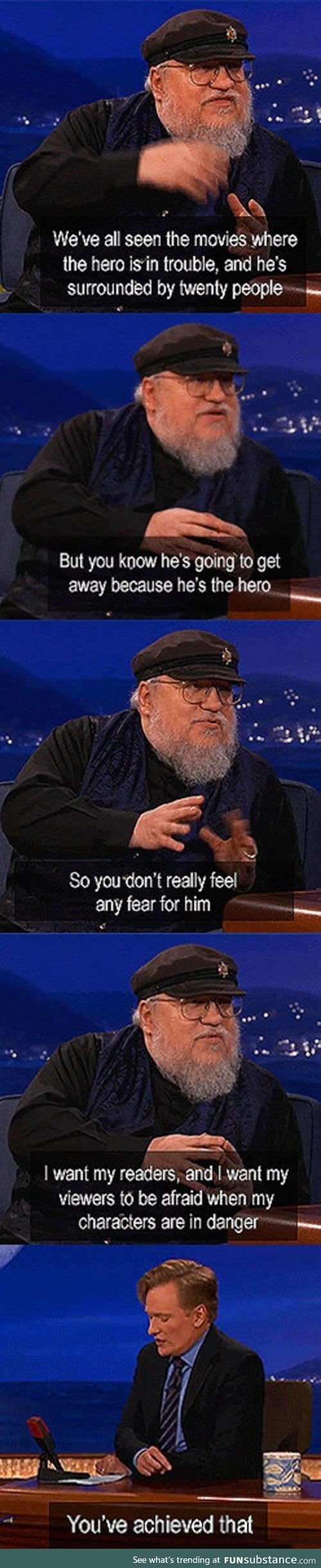 This is why I love George R. R. Martin
