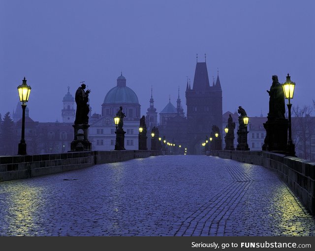 Real Life Fairytale Place 8: Charles Bridge in Prague, Czech Republic