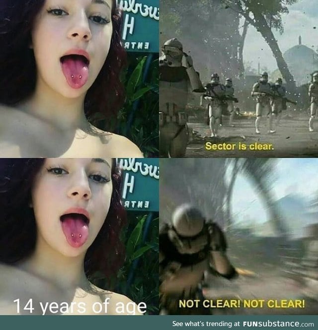Not fcking clear trooper