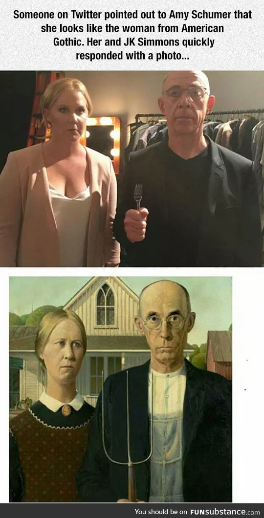Real life american gothic