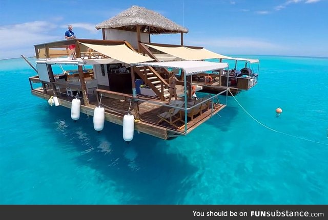 World's Coolest Floating Bar