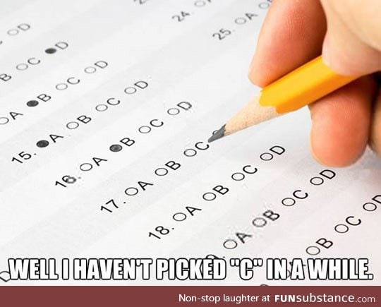 We've All Done This During A Test