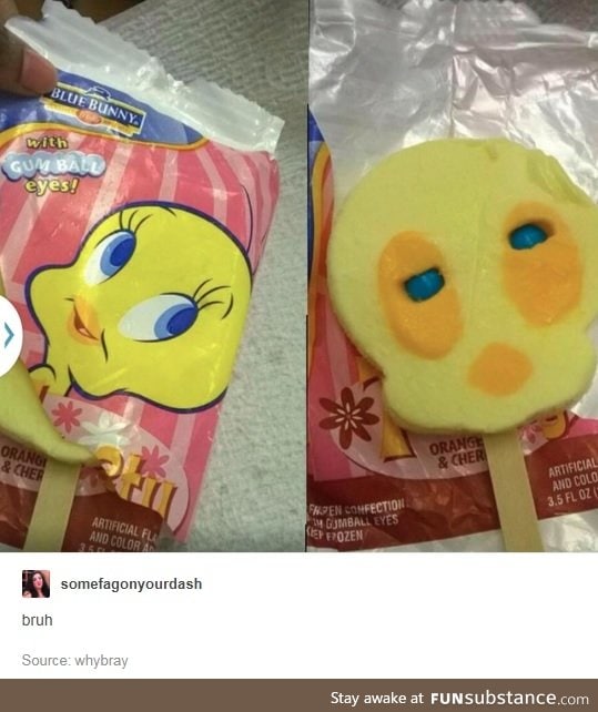 Those character popsicles always looked stoned