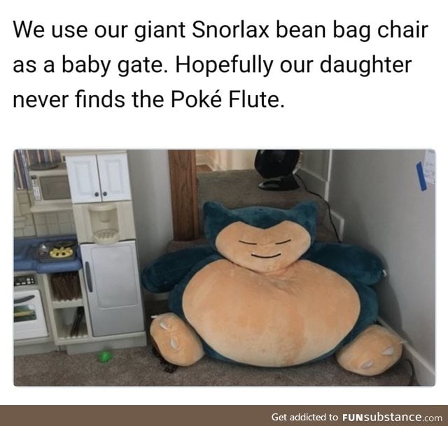 The Snorlax baby barrier