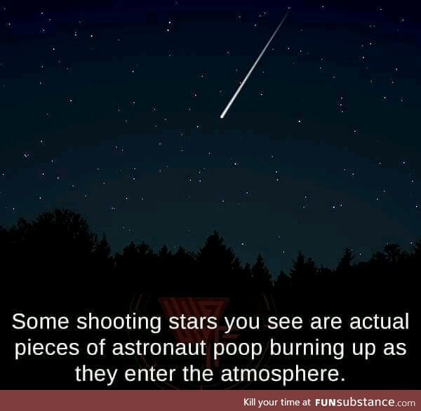 Shitty shooting star