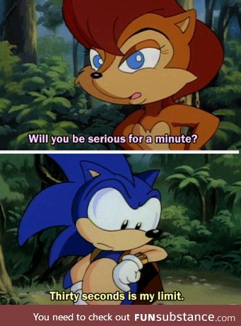 Oh sonic...