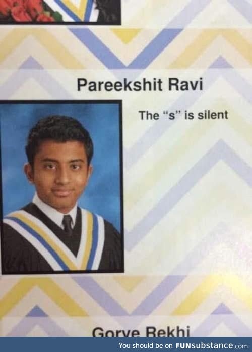 The "s" is silent