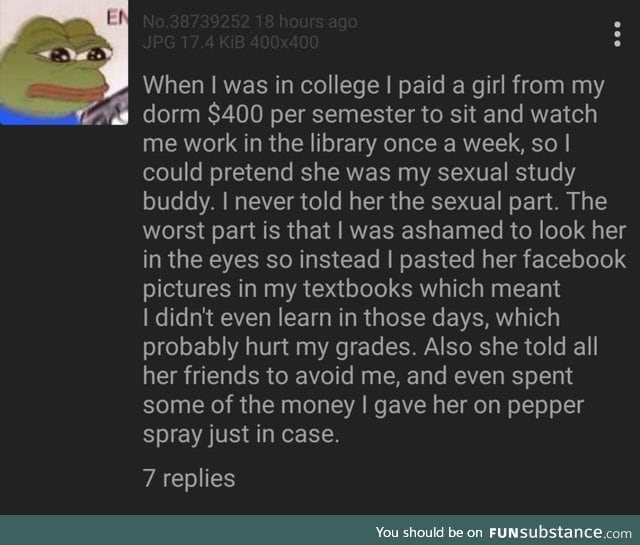 Anon has a female study buddy