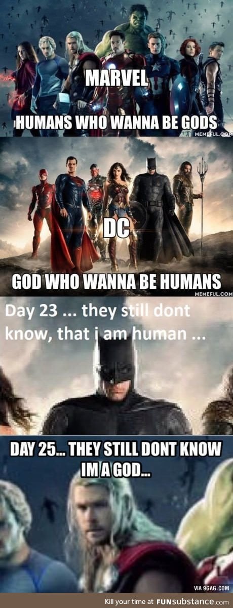 Batman is a god.