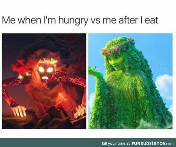 Me before and after coffee.