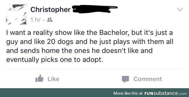 A bachelor i can get behind