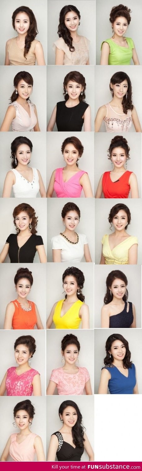 Miss Korea Finals - Can you tell the difference?