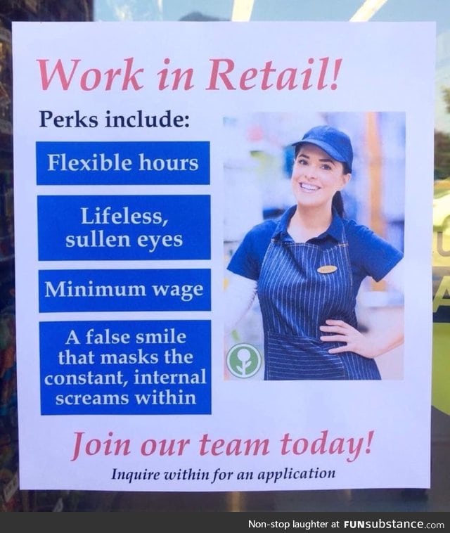 Work in retail