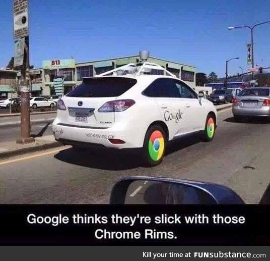 Chrome rims