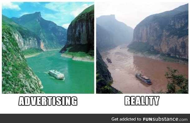 Advertising vs Reality