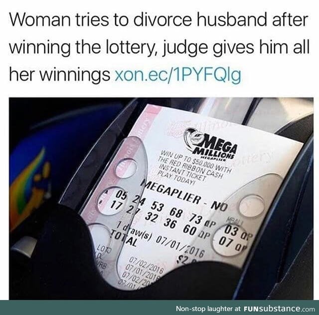 What happens when you win the lottery