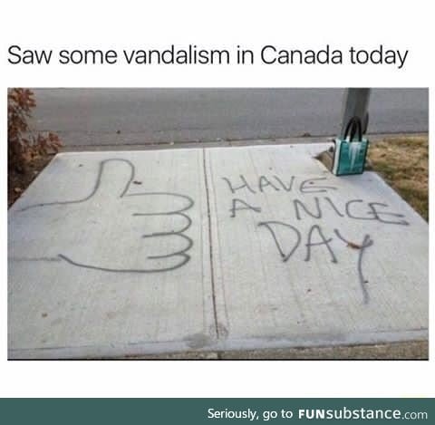 Vandalism in Canada