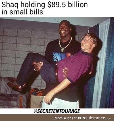 Literal billion dollar man