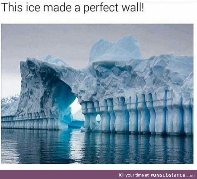Perfect ice wall
