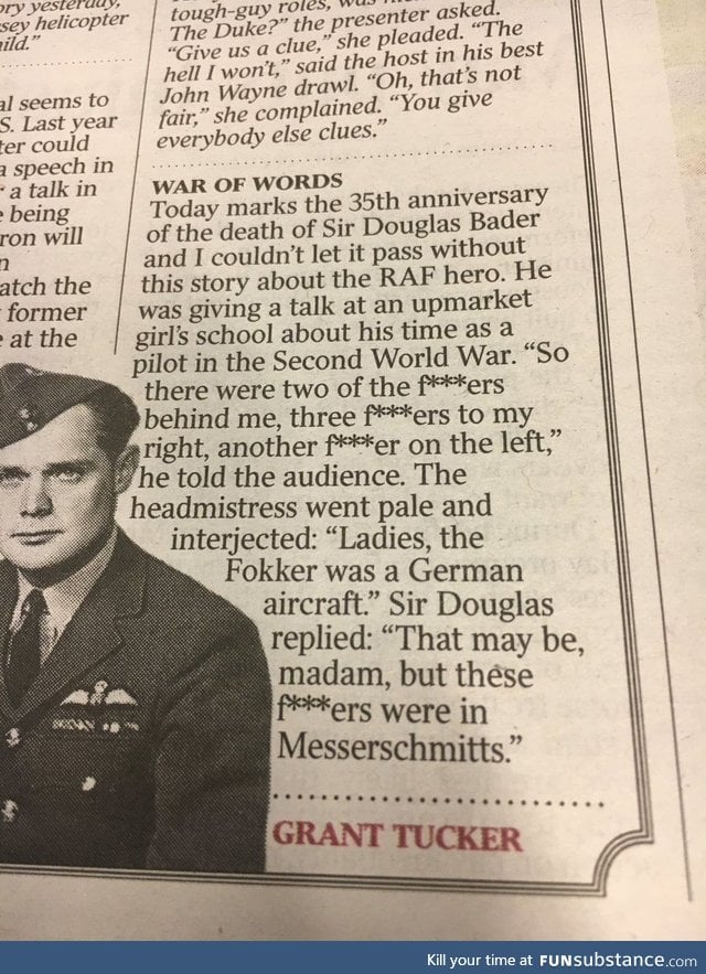 Be careful when inviting war hero's to give a talk at your school!