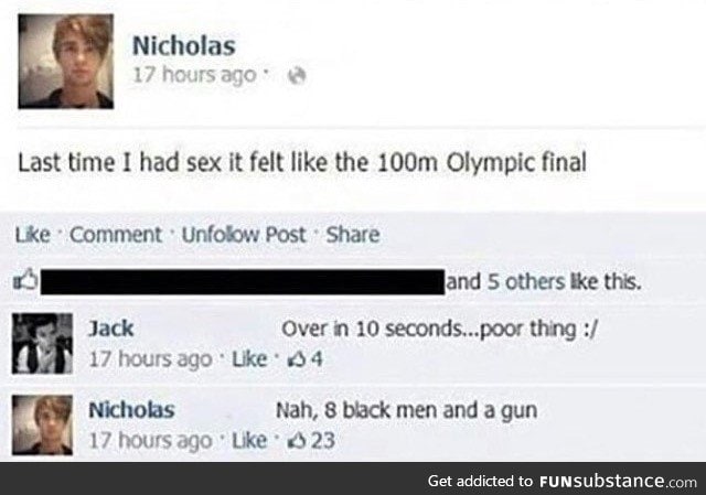 Sex like 100m Olympic