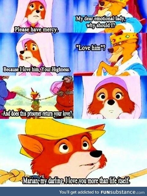 This scene from Disneys Robin Hood