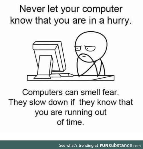 Computers can smell fear