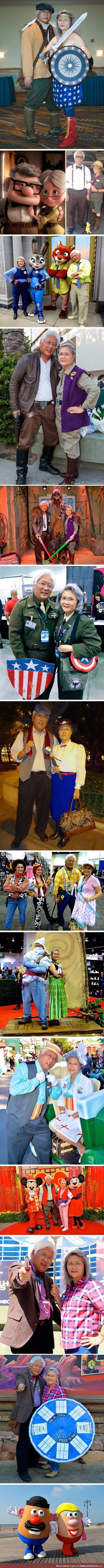 Retired couple that cosplay together