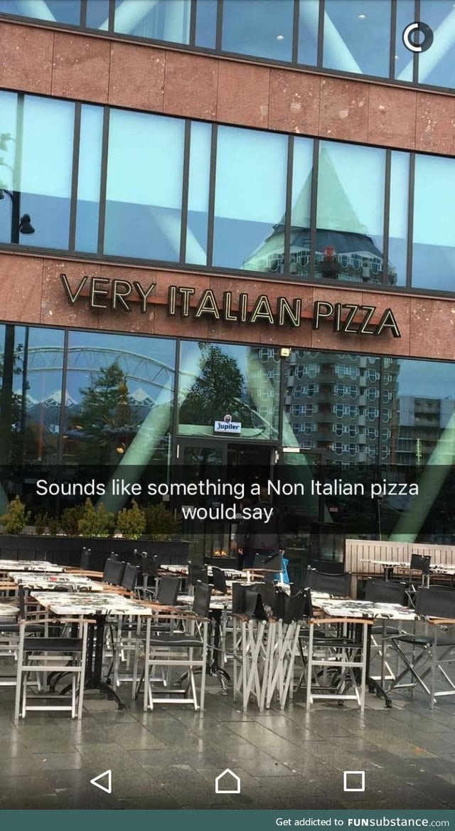 Pizza place in Rotterdam