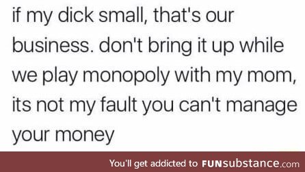 Monopoly can get serious