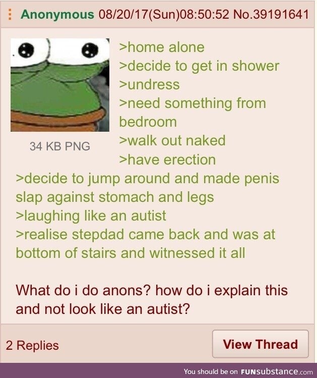 Anon is home alone