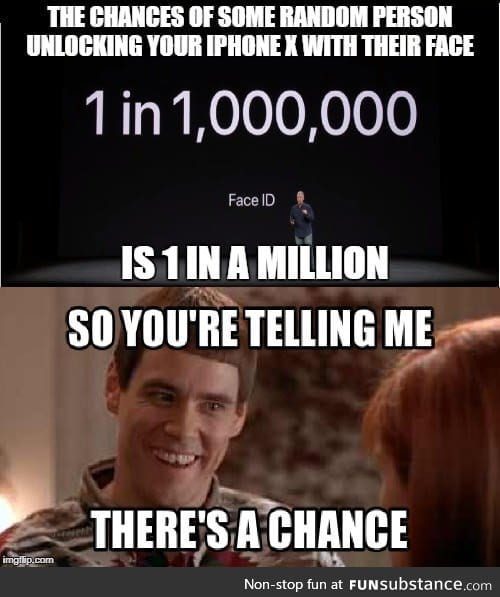 So you're telling me there's a chance!