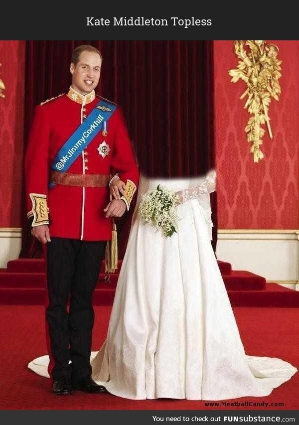 Kate Middleton Topless, not disappointed