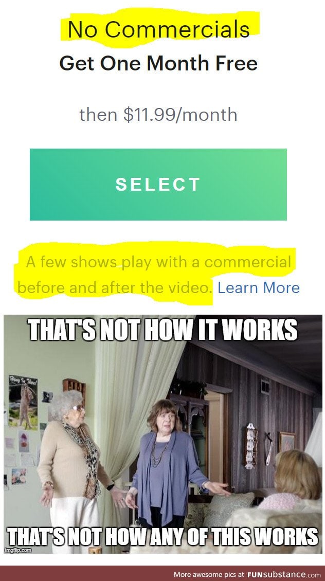 Sorry Hulu, but that's called "Occasional" or "Infrequent"