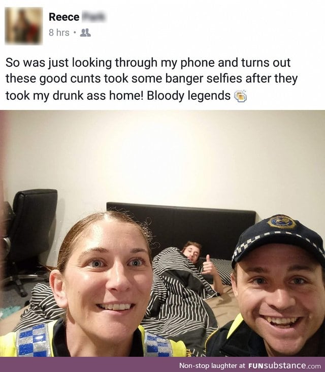 Police selfies