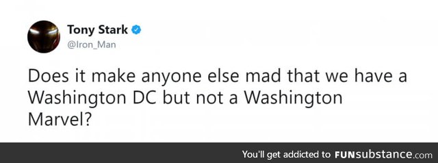 Washington DC vs Washington Marvel