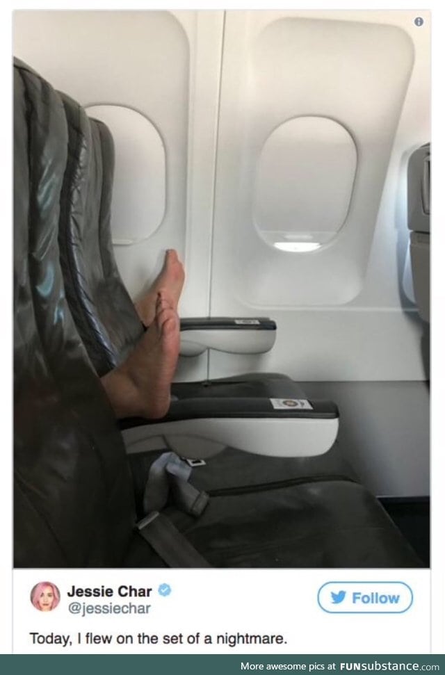 Bad flight etiquette