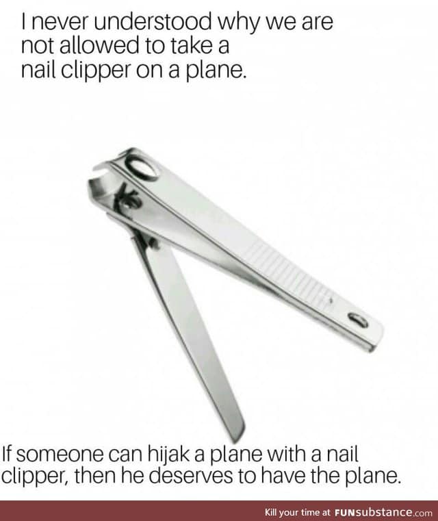 Put down your nail clipper!!!!